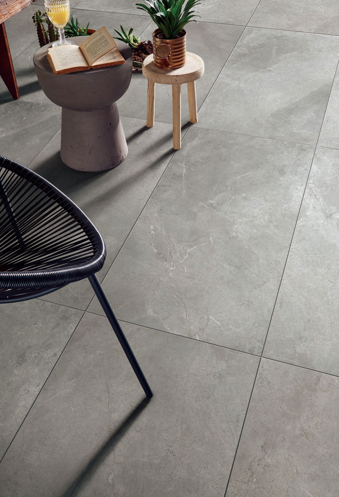 Chiswick Collection Grey Stone Look Porcelain Tile