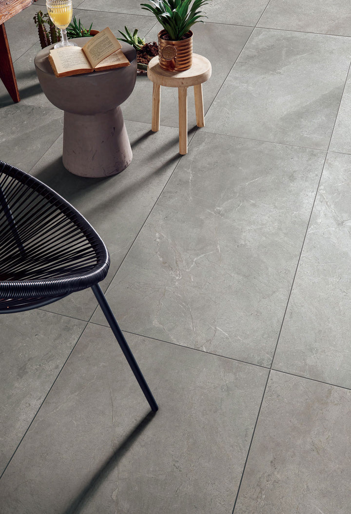 Chiswick Collection Grey Stone Look Porcelain Tile