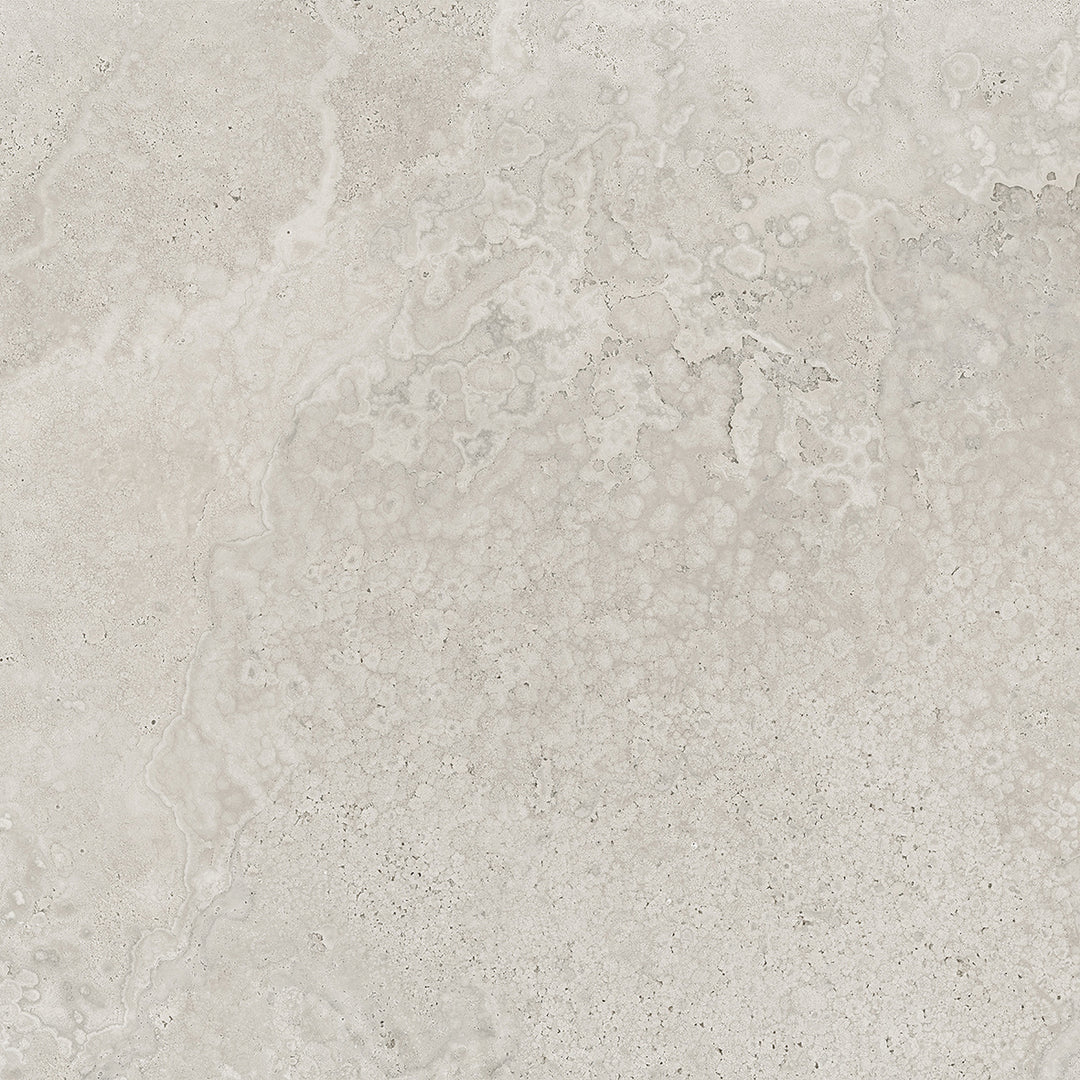 Crown Travertine Silver Glazed Porcelain Collection