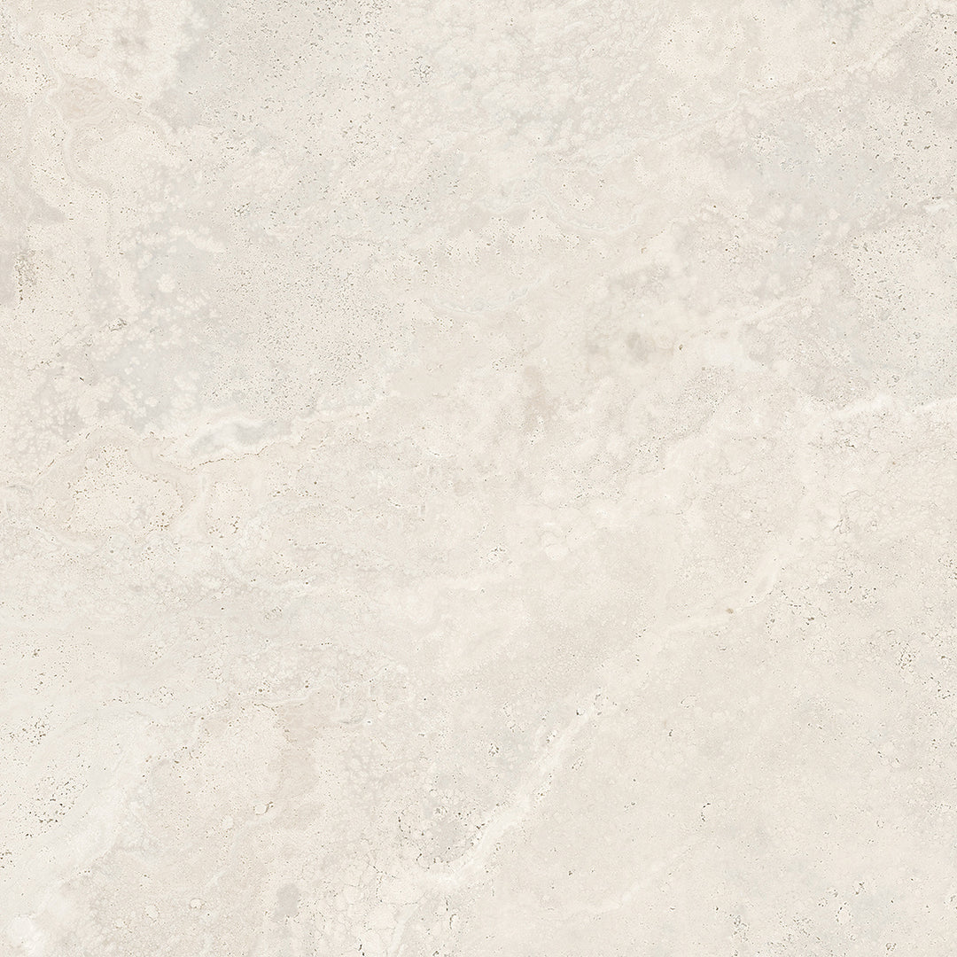 Crown Travertine White Glazed Porcelain Collection