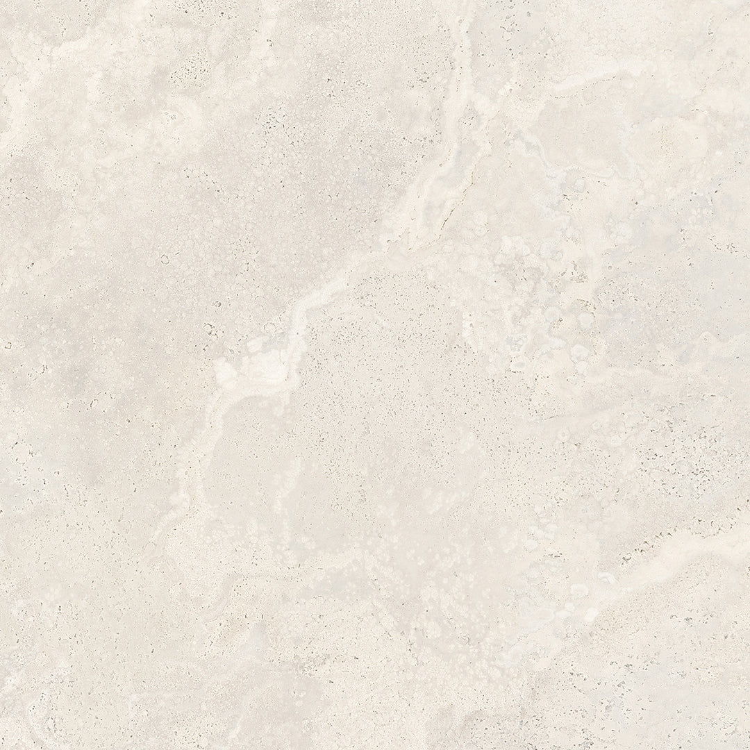 Crown Travertine White Glazed Porcelain Collection