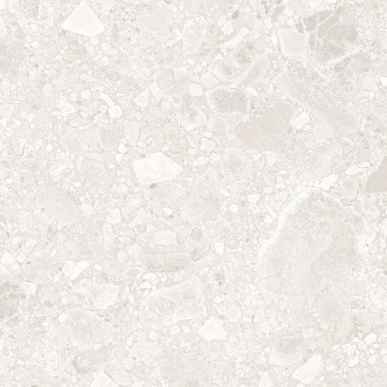 Studio Terrazzo White Porcelain Tile