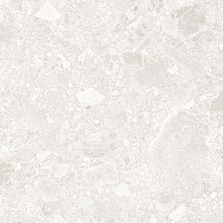 Studio Terrazzo White Porcelain Tile