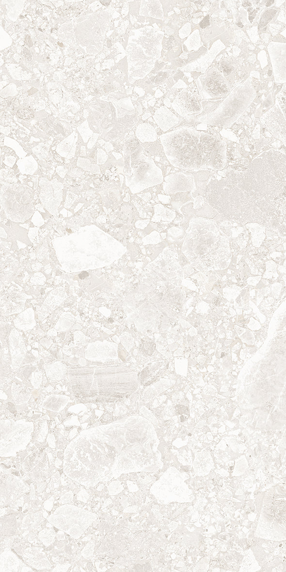 Studio Terrazzo White Porcelain Tile