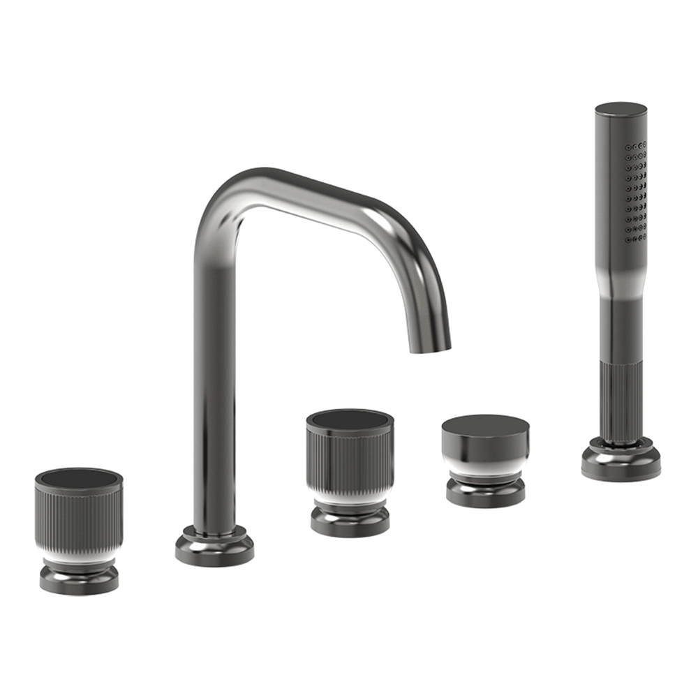 Armando Vicario Lumiere Five Piece Bath Mixer Set