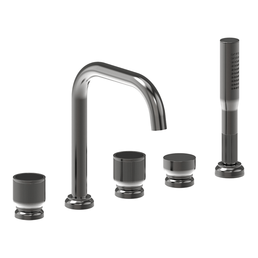 Armando Vicario Lumiere Five Piece Bath Mixer Set