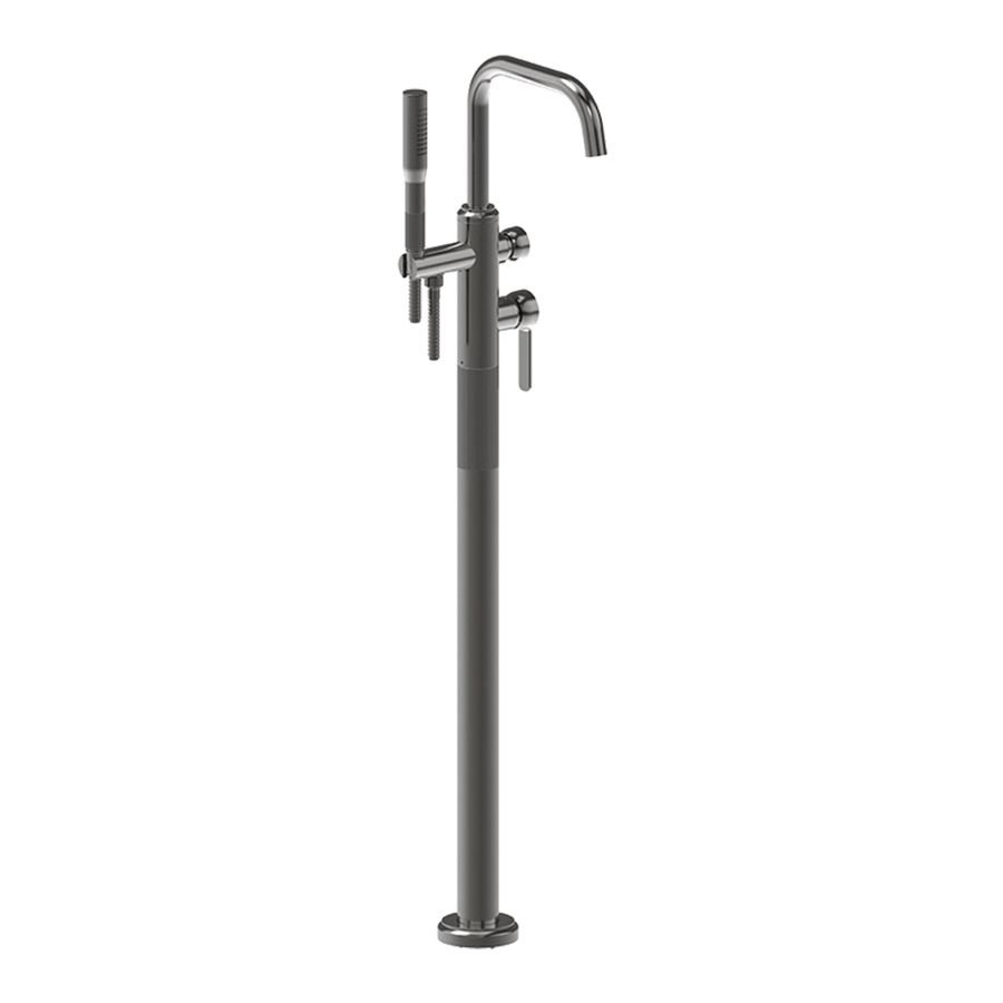Abey Armando Vicario Lumiere Floor Mounted Bath Filler