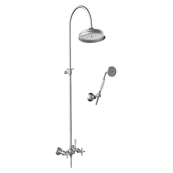 Abey Provincial Twin Overhead Shower with Hand Shower