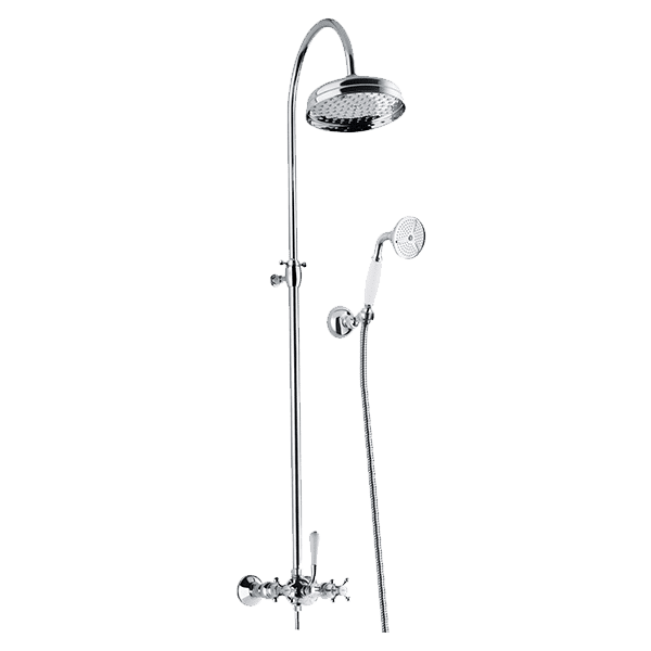 Abey Provincial Twin Overhead Shower with Hand Shower