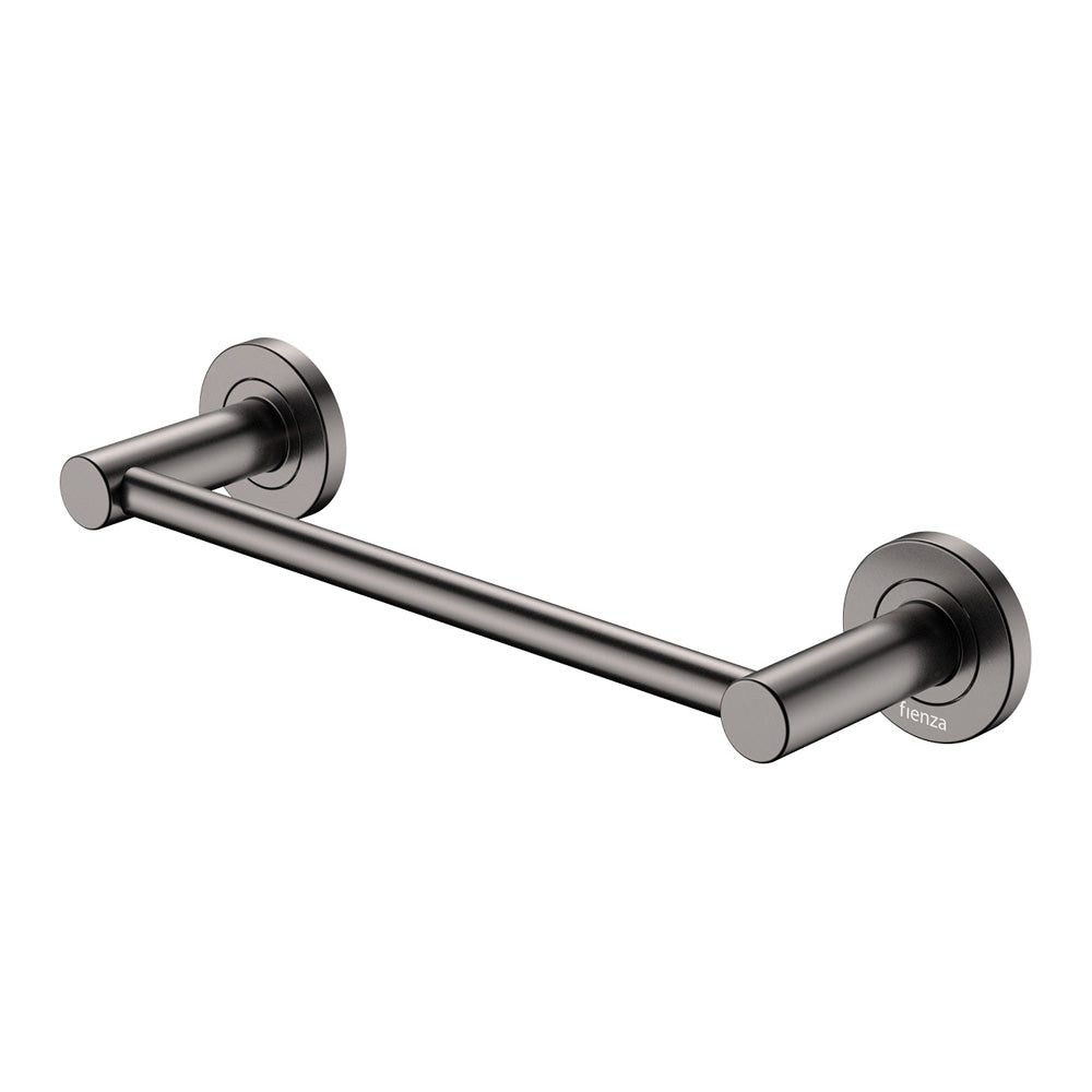 Fienza Kaya Single Towel Rail 300mm Gun Metal