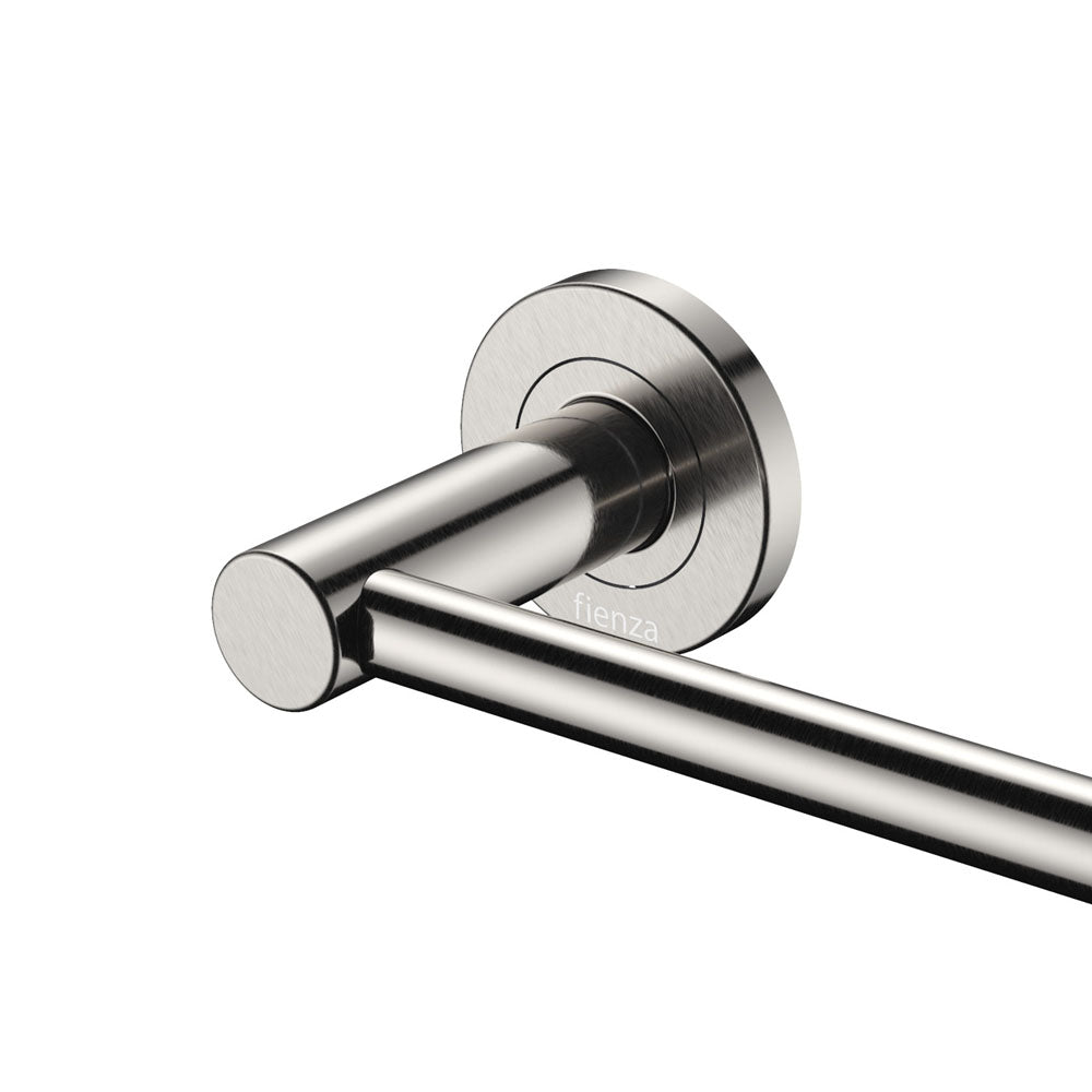Fienza Kaya Single Towel Rail, 900mm, Brushed Nickel