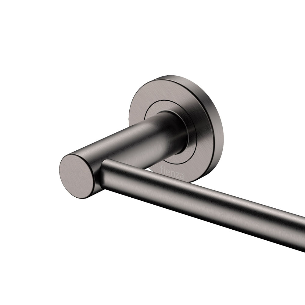 Fienza Kaya Single Towel Rail 900mm Gun Metal