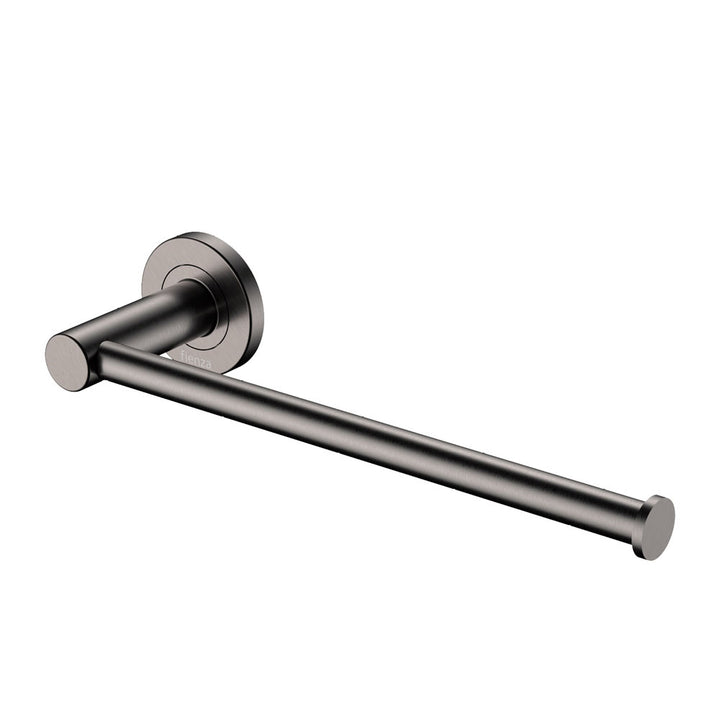 Fienza Kaya Hand Towel Rail/Toilet Roll Holder Gun Metal