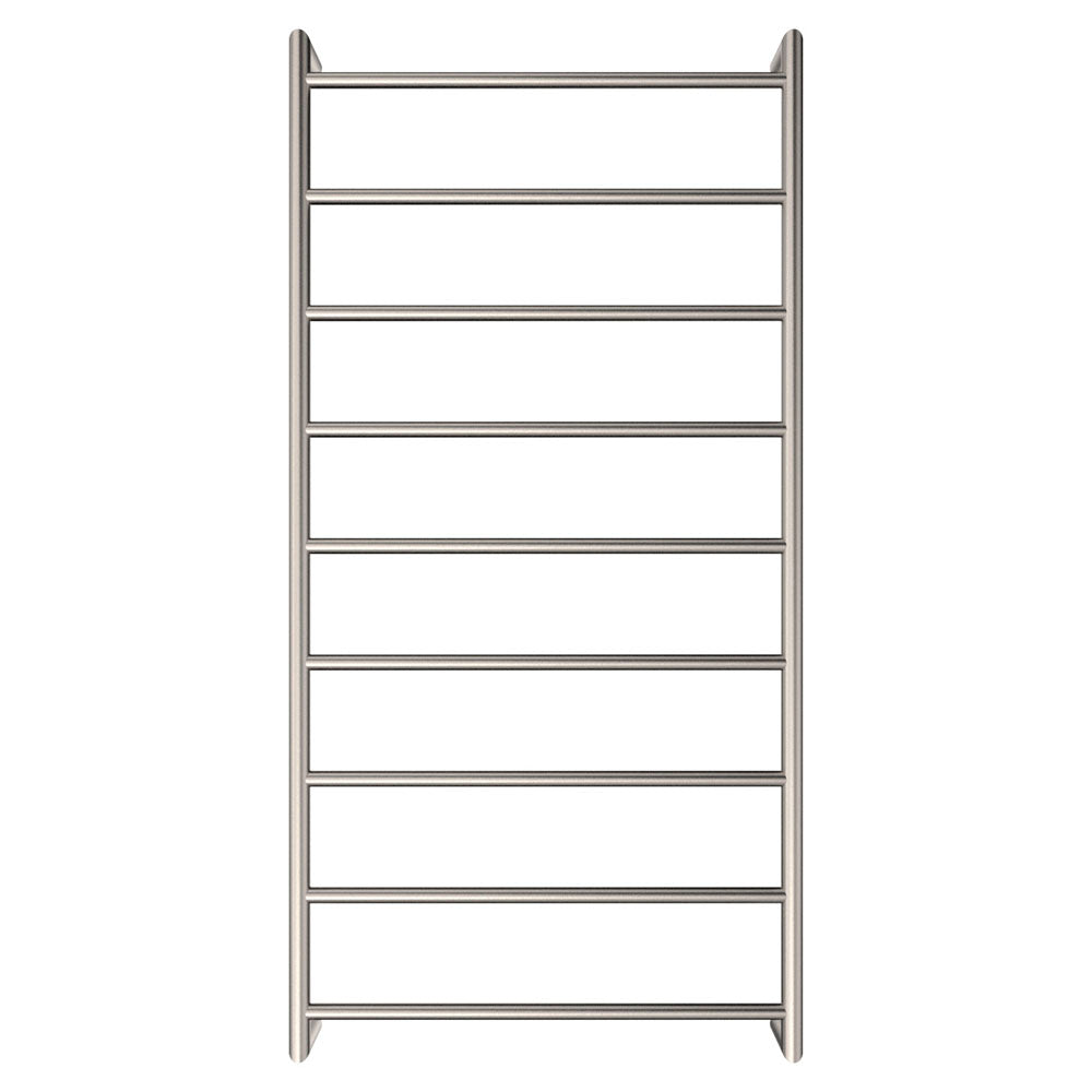 Fienza Kaya Heated Towel Rail 600 x 1200mm Brushed Nickel