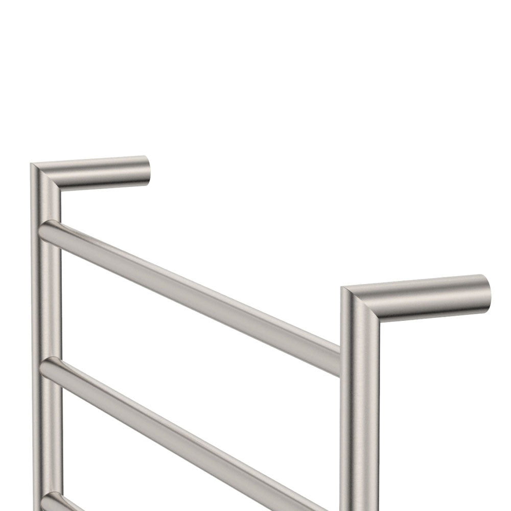 Fienza Kaya Heated Towel Rail 600 x 450mm Brushed Nickel