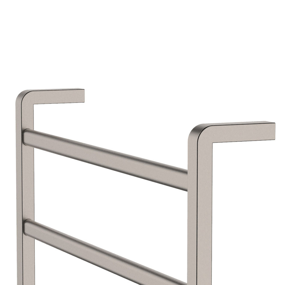 Fienza Tono Heated Towel Rail 600 x 800mm Brushed Nickel