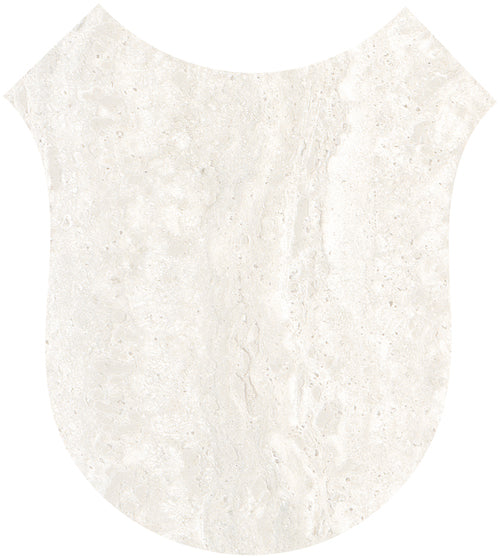 Tufa White Veincut Travertine Look Porcelain Floor & Wall Tile