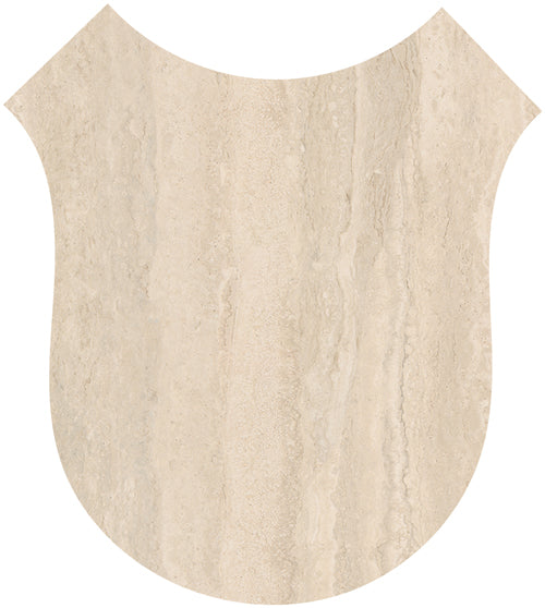 Tufa Ivory Veincut Travertine Look Porcelain Floor & Wall Tile