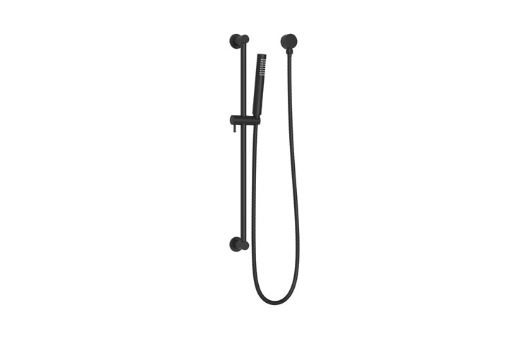 ADP Soul Slimline Hand Shower On Rail Matte Black