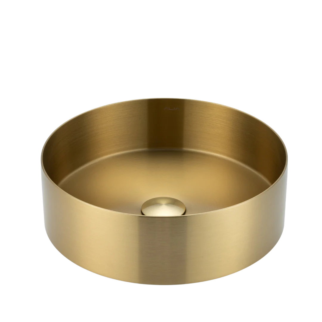 ALIA Stainless Steel Round Basin – Modern Bathroom Sink