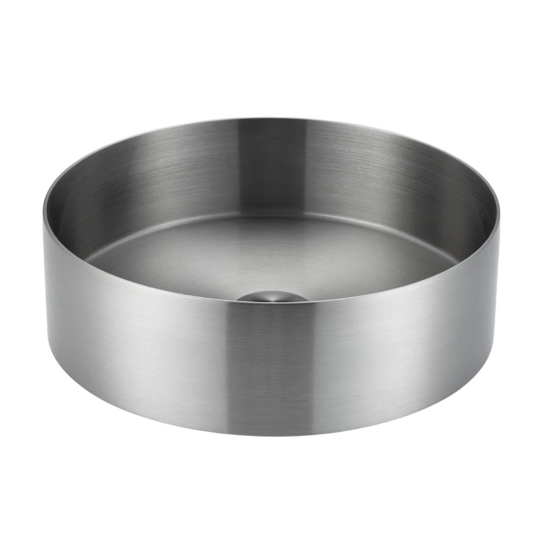 ALIA Stainless Steel Round Basin – Modern Bathroom Sink