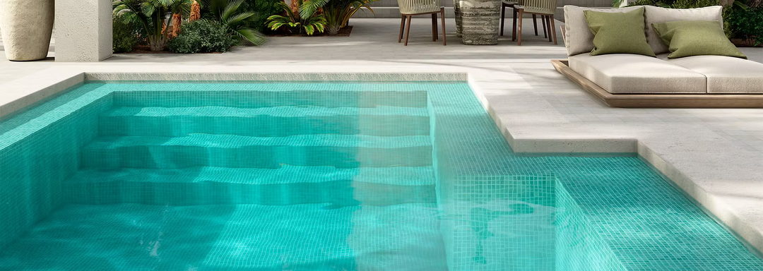 Alttoglass Glass Pool Mosaic Fog Verde 3057 316x396mm