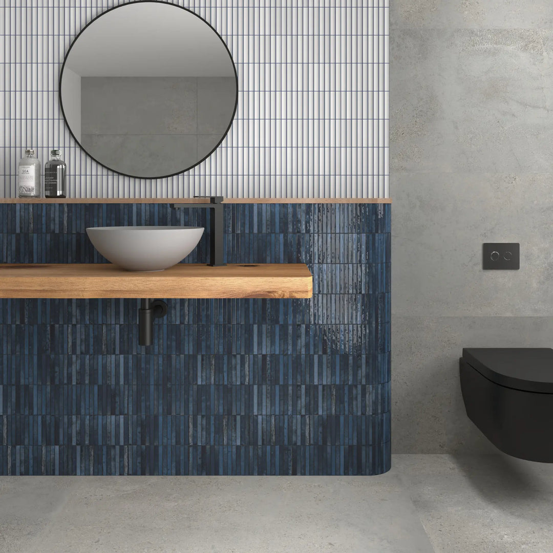 Kit-Kat Japanese Inspired Porcelain Mosaic 115x231mm