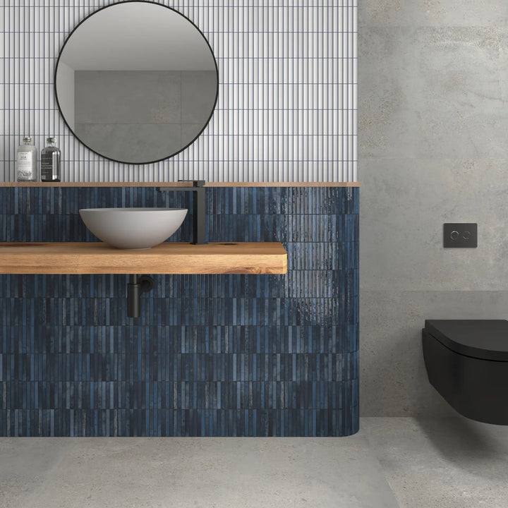 Kit-Kat Japanese Inspired Porcelain Mosaic 115x231mm