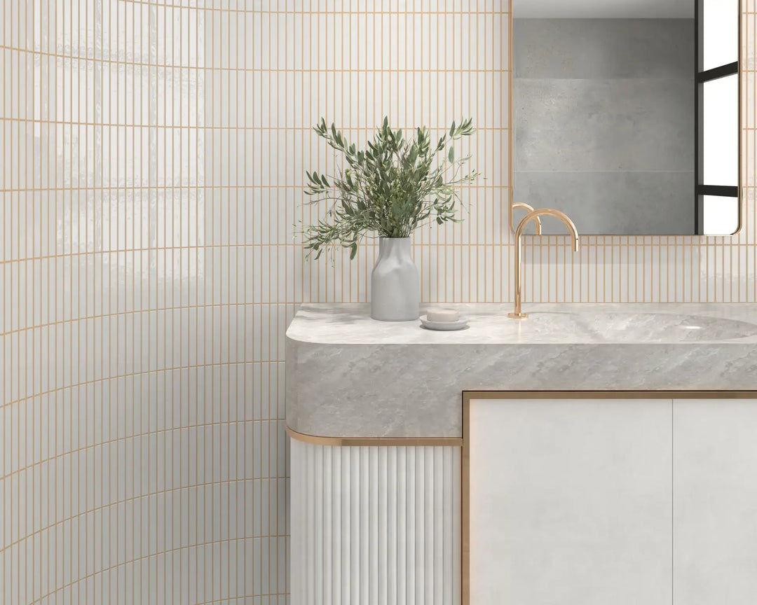 Kit-Kat Japanese Inspired Porcelain Mosaic 115x231mm