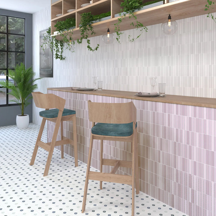 Kit-Kat Japanese Inspired Porcelain Mosaic 115x231mm