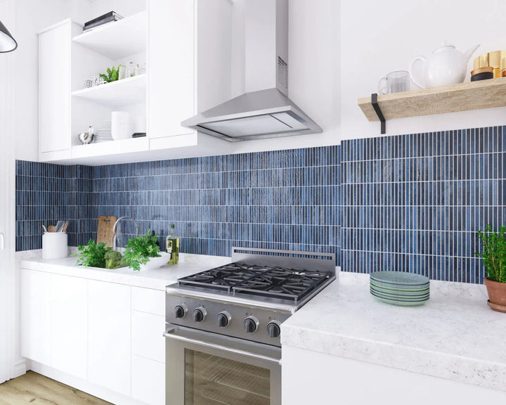 Kit-Kat Japanese Inspired Porcelain Mosaic 115x231mm