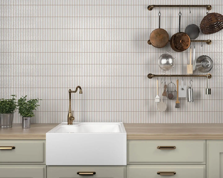 Kit-Kat Japanese Inspired Porcelain Mosaic 115x231mm