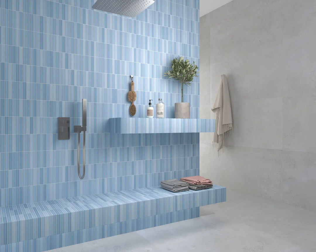 Kit-Kat Japanese Inspired Porcelain Mosaic 115x231mm