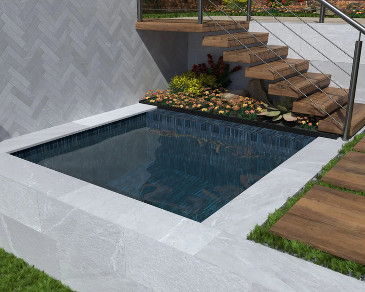 Kit-Kat Japanese Inspired Porcelain Mosaic 115x231mm