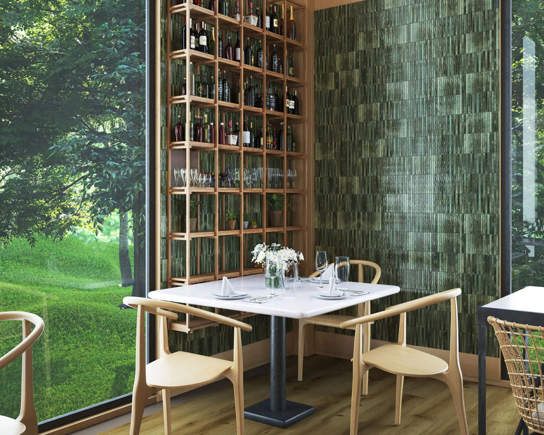 Kit-Kat Japanese Inspired Porcelain Mosaic 115x231mm