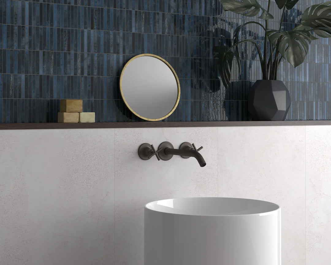 Kit-Kat Japanese Inspired Porcelain Mosaic 115x231mm