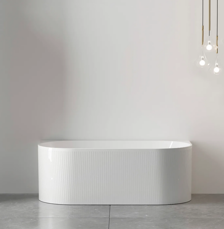 Attica Noosa 1700 Matte White Back to Wall Multi-fit Bath