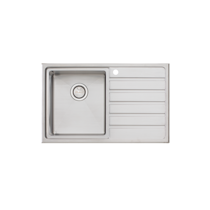 Oliveri Apollo Single Bowl Sink with Drainer