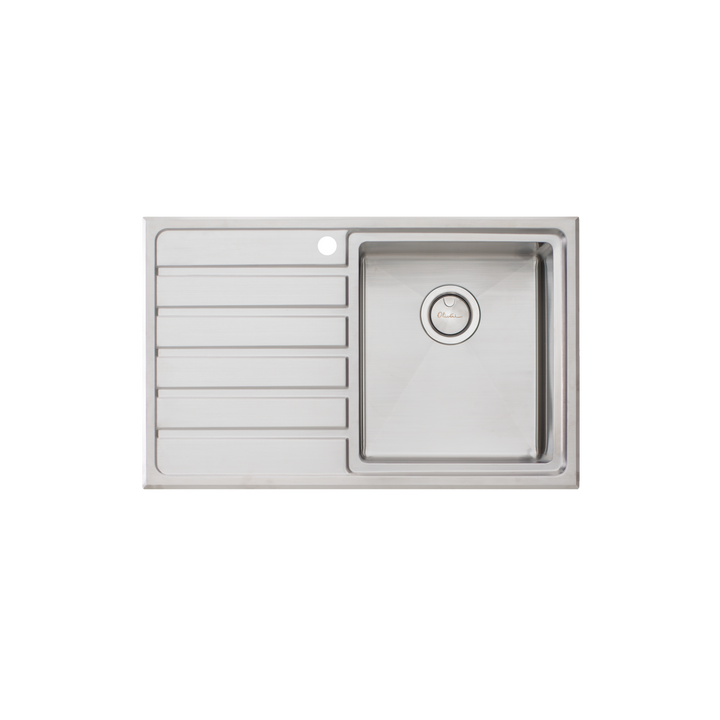 Oliveri Apollo Single Bowl Sink with Drainer