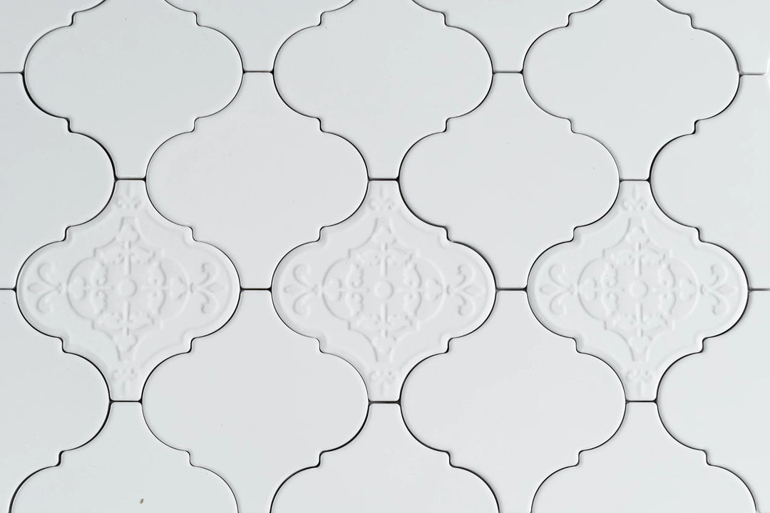 The Arabesca Collection Spanish Ceramic Lantern Wall Tiles