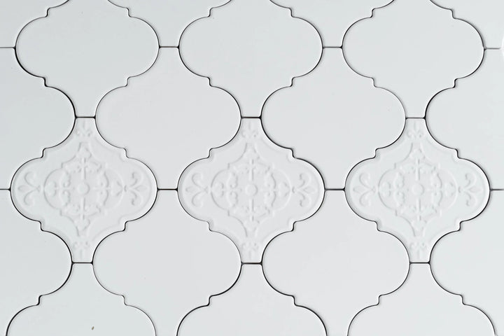 The Arabesca Collection Spanish Ceramic Lantern Wall Tiles