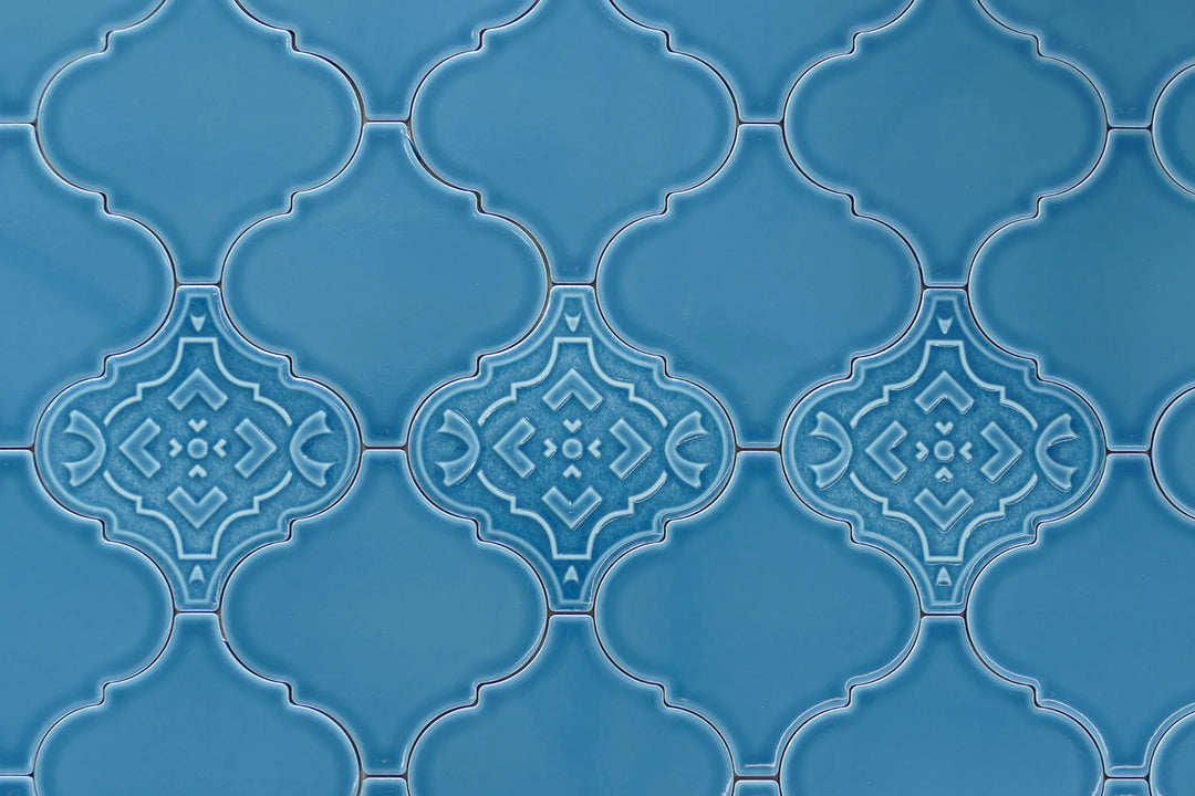 The Arabesca Collection Spanish Ceramic Lantern Wall Tiles
