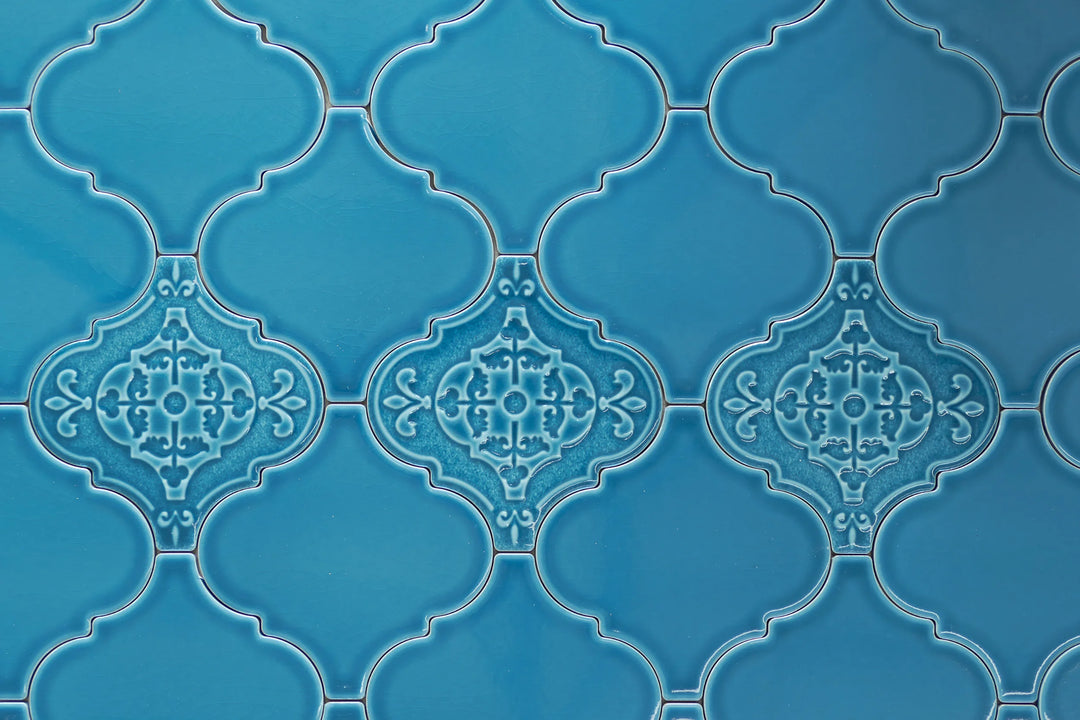 The Arabesca Collection Spanish Ceramic Lantern Wall Tiles