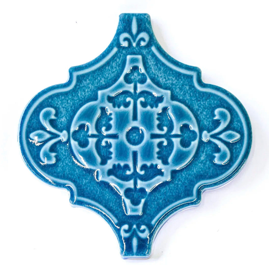 The Arabesca Collection Spanish Ceramic Lantern Wall Tiles