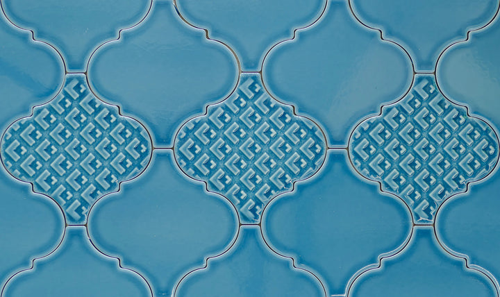 The Arabesca Collection Spanish Ceramic Lantern Wall Tiles