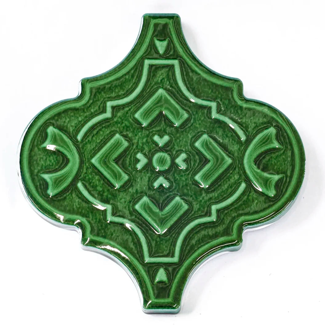 The Arabesca Collection Spanish Ceramic Lantern Wall Tiles