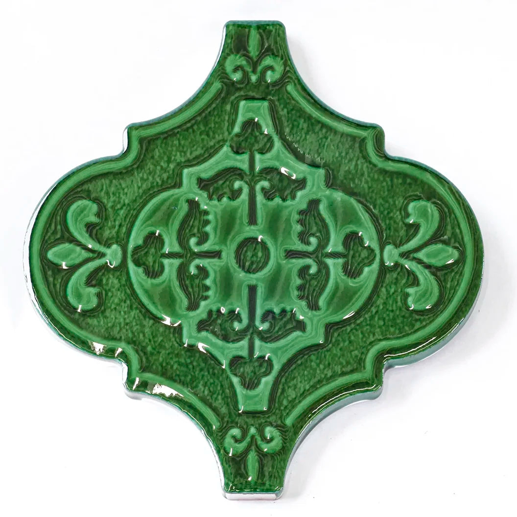 The Arabesca Collection Spanish Ceramic Lantern Wall Tiles