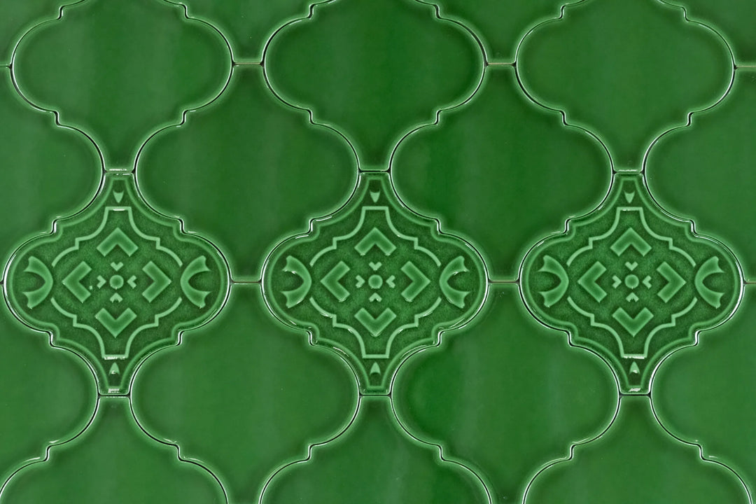 The Arabesca Collection Spanish Ceramic Lantern Wall Tiles