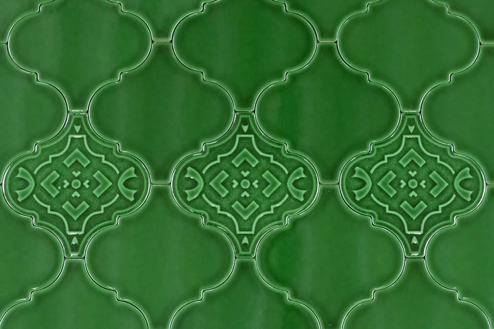The Arabesca Collection Spanish Ceramic Lantern Wall Tiles