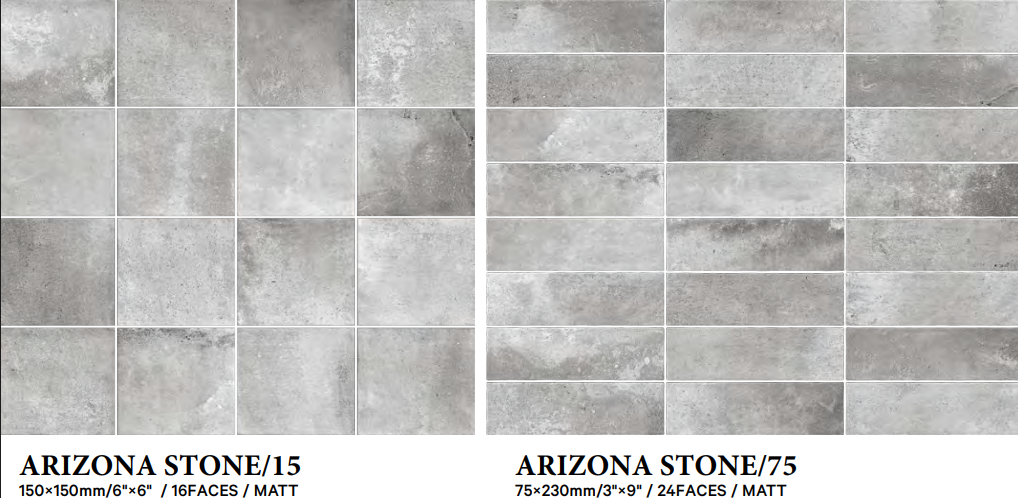 Arizona Collection Stone Glazed Porcelain Tile